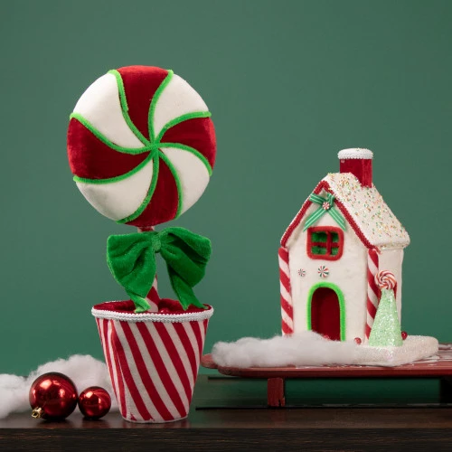 Northlight Peppermint Candy House Christmas Decoration - 11" 5 Northlight Peppermint Candy House Christmas Decoration - 11" - Image 3