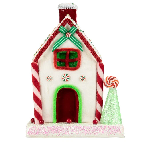 Northlight Peppermint Candy House Christmas Decoration - 11" 3 Northlight Peppermint Candy House Christmas Decoration - 11"