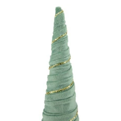 Northlight Twisted Cone Tree With Garland Christmas Decoration - 11.5" - Green -Northlight Christmas northlight ja93328 2 62890.1645836906