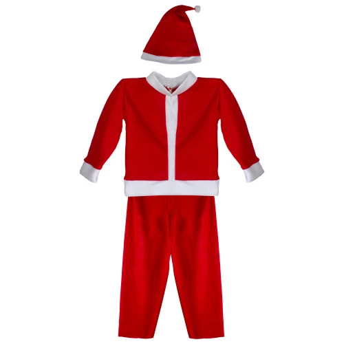 Northlight White And Red Santa Claus Boy's Christmas Costume - 6-8 Years 4 Northlight White And Red Santa Claus Boy's Christmas Costume - 6-8 Years - Image 2