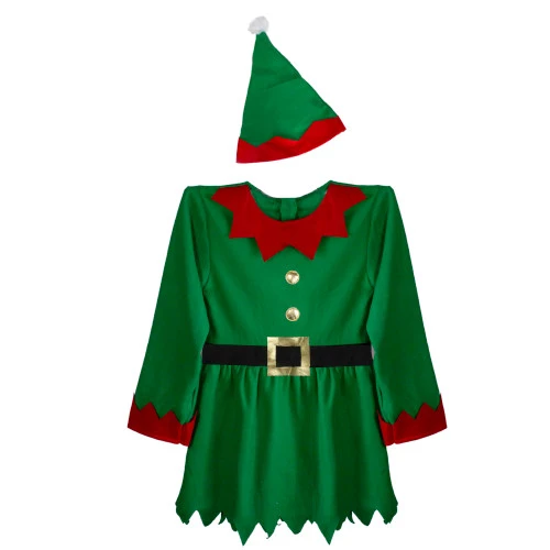 Northlight Women's Red And Green 2-Piece Elf Costume- Size XL 4 Northlight Women's Red And Green 2-Piece Elf Costume- Size XL - Image 2