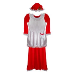 Northlight Red And White Women's Mrs. Claus Costume Set Size: Standard Size