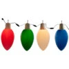 Set Of 4 Lighted Blow Mold C7 Bulbs Christmas Decorations, 20" 2 Set Of 4 Lighted Blow Mold C7 Bulbs Christmas Decorations, 20" -Northlight Christmas northlight jq95665 03 02289.1698252318