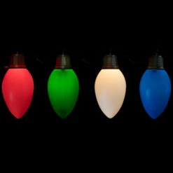 Set Of 4 Lighted Blow Mold C7 Bulbs Christmas Decorations, 20" -Northlight Christmas northlight jq95665 on20black 23215.1701278546