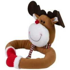Northlight 26" Plush Reindeer Christmas Tree Topper, Unlit -Northlight Christmas northlight k94888 03 47242.1691593780