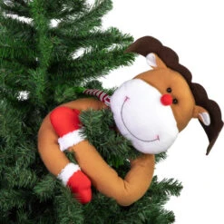 Northlight 26" Plush Reindeer Christmas Tree Topper, Unlit -Northlight Christmas northlight k94888 06 66256.1691593780