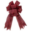 Northlight 19" Buffalo Plaid Print 14 Loop Christmas Bow Tree Topper 1 Northlight 19" Buffalo Plaid Print 14 Loop Christmas Bow Tree Topper -Northlight Christmas northlight k94889 01 83791.1688221039