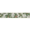 Ivory And Green Holly Leaves Christmas Wired Craft Ribbon 2.5" X 16 Yards -Northlight Christmas northlight ky28070 1 70412.1588870480