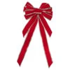 Northlight Velvet 10-Loop Christmas Bow Decoration - 12" X 25" - Red And Gold -Northlight Christmas northlight ky91461 63134.1605666732