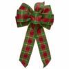 Northlight Plaid 6-Loop Christmas Bow Decoration - 9" X 14" - Red And Green 1 Northlight Plaid 6-Loop Christmas Bow Decoration - 9" X 14" - Red And Green -Northlight Christmas northlight ky91467 00856.1665580046