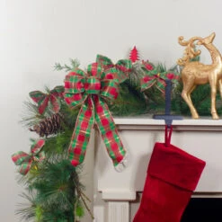 Northlight Plaid 2-Loop Christmas Bow Decorations - 5.5" - Red And Green - Pack Of 6 -Northlight Christmas northlight ky91467 ky91487 3 64400.1608347578