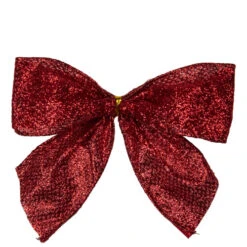 Northlight Glittered 2-Loop Christmas Bow Decorations - 5.5" - Red - Pack Of 6 -Northlight Christmas northlight ky91485 15789.1608347578