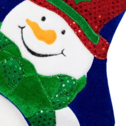 Northlight 20" Royal Blue Embroidered Velveteen Snowman Christmas Stocking With White Cuff 15 Northlight 20" Royal Blue Embroidered Velveteen Snowman Christmas Stocking With White Cuff -Northlight Christmas northlight l35379 2 17894.1680803024