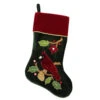 Northlight 20.5" Red And Green Cardinal Embroidered Christmas Stocking -Northlight Christmas northlight l36162 1 78720.1665347049