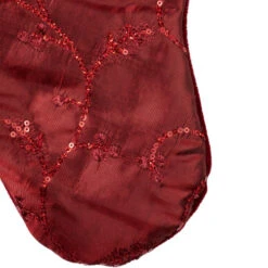 Northlight 20" Red And Gold Leaf Christmas Stocking With Wavy Sequined Cuff 10 Northlight 20" Red And Gold Leaf Christmas Stocking With Wavy Sequined Cuff -Northlight Christmas northlight l36211 4 59720.1678185729