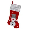 Northlight 20.5" Red And White Snowman Embroidered Christmas Stocking With Sequined Cuff 2 Northlight 20.5" Red And White Snowman Embroidered Christmas Stocking With Sequined Cuff -Northlight Christmas northlight l85530 updated 08554.1665610426