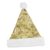 Northlight 21" Gold And White Sequin Snowflake Christmas Santa Hat Costume Accessory - Medium -Northlight Christmas northlight l85604 1 15661.1588415764