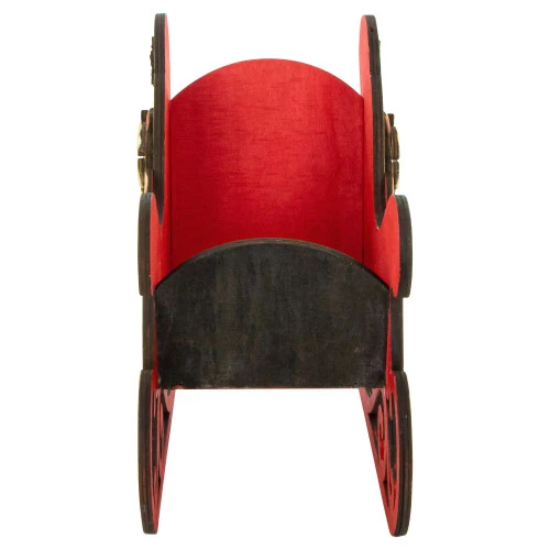 Santa Claus "Merry Christmas" Sleigh Decoration - 11.5" 6 Santa Claus "Merry Christmas" Sleigh Decoration - 11.5" - Image 4