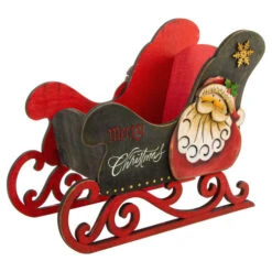 Santa Claus "Merry Christmas" Sleigh Decoration - 11.5" 14 Santa Claus "Merry Christmas" Sleigh Decoration - 11.5" -Northlight Christmas northlight lk94206 3 08551.1691160924
