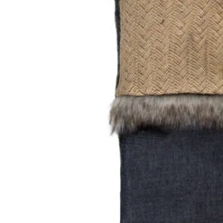 Burlap And Chambray Christmas Stocking - 20" -Northlight Christmas northlight lt90729 2 sample 16006.1604023638