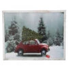 Northlight LED Lighted Vintage VW Car Framed Christmas Canvas Wall Art - 15" X 19" -Northlight Christmas northlight nj27875 51223.1665346761
