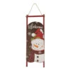 Northlight 21.75" LED Lighted 'Welcome' Snowman Sled Christmas Wall Sign -Northlight Christmas northlight nj92454 1 18156.1661885792
