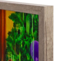 Northlight 19" Lighted Norman Rockwell 'Santa Trimming Tree' Christmas Wall Art -Northlight Christmas northlight nj93408 2 04881.1661887124