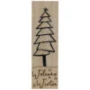 Northlight Rectangular "Welcome Winter" Christmas Tree Wooden Wall Sign - 15.75" -Northlight Christmas northlight nj95131 01 16677.1694187839