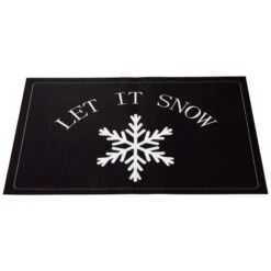 Northlight Let It Snow Christmas Doormat 29" X 17" -Northlight Christmas northlight nj95152 02 39390.1694101337