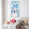 Northlight Jingle All The Way Wooden Christmas Wall Sign - 23.5" - Blue And White -Northlight Christmas northlight nj97106 styled 01 21681.1726539036