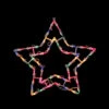 Northlight Lighted Star Christmas Window Silhouette Decoration - 16" - Multicolor Lights -Northlight Christmas northlight nl01013 2 45433.1694620061