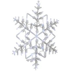 Northlight 18" White LED Lighted Snowflake Christmas Window Silhouette -Northlight Christmas northlight nl01021 02 27579.1699981073