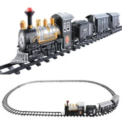 Northlight 14pc Black Battery Operated Lighted And Animated Classic Train Set -Northlight Christmas northlight nm1409 2 88698.1665610744