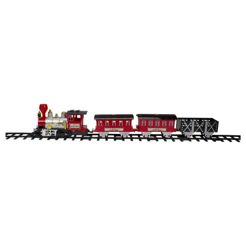 Northlight 24-Piece Battery Operated Lighted And Animated Christmas Train Set With Sound 4 Northlight 24-Piece Battery Operated Lighted And Animated Christmas Train Set With Sound - Image 2