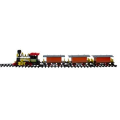 Northlight 20-Piece Battery Operated Red And Orange Animated Classic Christmas Train Set With Sound 7 Northlight 20-Piece Battery Operated Red And Orange Animated Classic Christmas Train Set With Sound -Northlight Christmas northlight nm1579 1 97455.1588870197