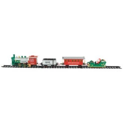 Northlight 16 Pc Silver And Red Battery Operated Lighted And Animated Christmas Holiday Train Set With Sound 7 Northlight 16 Pc Silver And Red Battery Operated Lighted And Animated Christmas Holiday Train Set With Sound -Northlight Christmas northlight nm94458 2 05308.1666900313