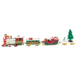 Northlight 31pc Battery Operated Lighted And Animated Christmas Tree Train Set With Sound 9 Northlight 31pc Battery Operated Lighted And Animated Christmas Tree Train Set With Sound -Northlight Christmas northlight nm94459 2 30991.1665611049