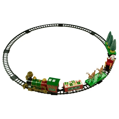 Northlight 22pc Battery Operated Lighted And Animated Christmas Train Set With Working Smokestack 3 Northlight 22pc Battery Operated Lighted And Animated Christmas Train Set With Working Smokestack