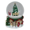 Musical And Animated Santa On Sleigh Rotating Christmas Snow Globe - 6.5" -Northlight Christmas northlight pm84759 correct 22567.1588411244