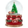 Musical Christmas Tree And Train Water Globe - 5.5" -Northlight Christmas northlight pm84770 3 07530.1674640085