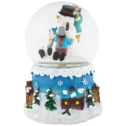 Northlight Children Building Snowman Musical Christmas Snow Globe - 5.75" -Northlight Christmas northlight pm84775 3new 31264.1673556960