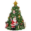 Northlight Rotating Christmas Tree Music Box With Santa - 5.5" -Northlight Christmas northlight pm85847 11391.1665611035