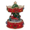 Northlight Santa On Train Musical Christmas Carousel - 6" - Red And Gold -Northlight Christmas northlight pm90233 72691.1602899523