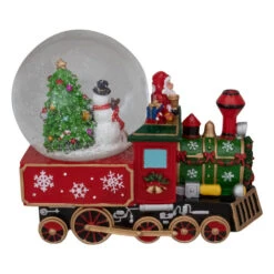 8.5" Green And Red Christmas Train Snow Globe 8 8.5" Green And Red Christmas Train Snow Globe -Northlight Christmas northlight pm90234 2 83062.1665610426