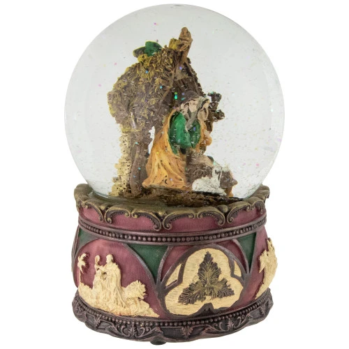 Northlight Holy Family Nativity Scene Christmas Snow Globe - 5.75" 7 Northlight Holy Family Nativity Scene Christmas Snow Globe - 5.75" - Image 5