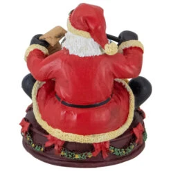 Northlight Musical Santa Claus Checking His List With A World Globe Christmas Figure - 5.75" -Northlight Christmas northlight pm92013 2 49388.1629560267