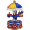 Children's Boat, Plane And Train Animated Musical Carousel - 7.5"