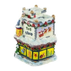 Northlight Glittered Snowy Toy Shop Christmas Village Building - 4" -Northlight Christmas northlight pm94065 3 02641.1664033284