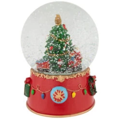 Northlight Train And Christmas Tree Village Musical Snow Globe - 8" -Northlight Christmas northlight pm94077 4 45023.1673557301
