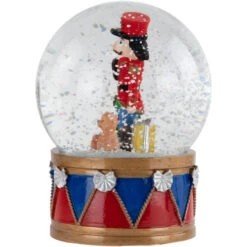 6" Nutcracker With Teddy Bear Musical Christmas Snow Globe -Northlight Christmas northlight pm94080 2 62275.1678272172